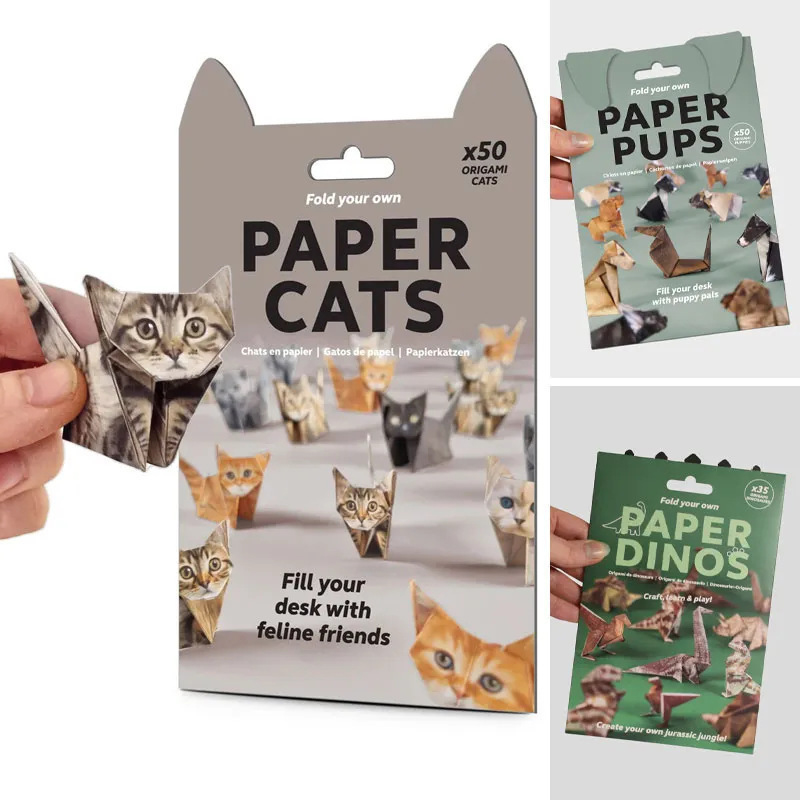 Dinosaur And Craft - Creative DIY Origami Handmade 50 Sheets