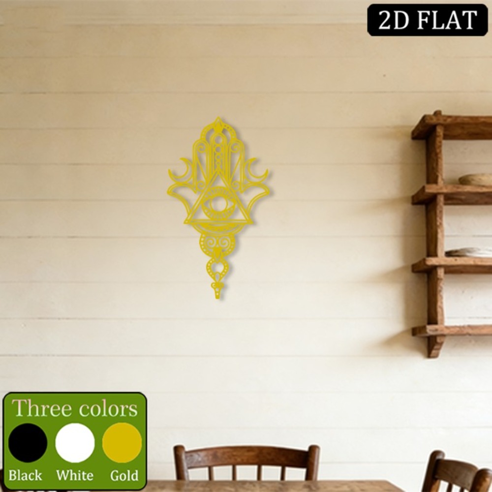 Art & Craft Valley - CIFBUY Metal Wall Art Hamsa Evil