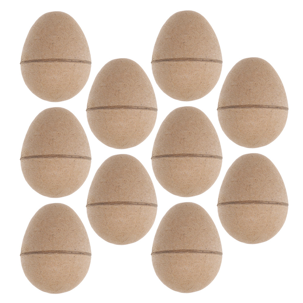 Art Craft Paper - 10Pcs Craft Paper Eggs DIY Blank