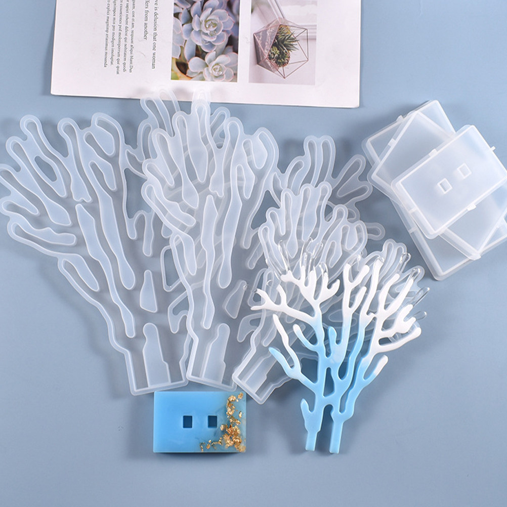 Art And Craft Recycle - 1Set Coral Shape Silicone Mold High