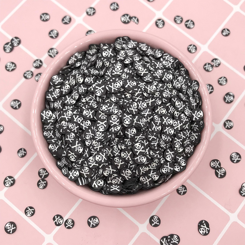 Art Craft Halloween - 100g Halloween Style Round Skull Slice
