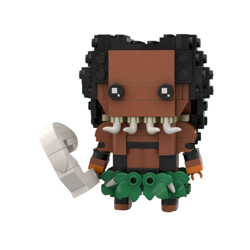 Art Craft Idea - 199pcs MOC BrickHeadz Maui Model Building