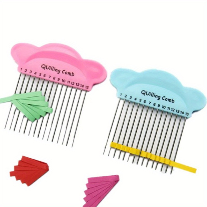Art Craft Paper - 12Pcs Stainless Steel Paper Quilling Comb