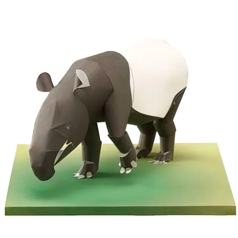 Art Craft Center - Malayan Tapir Origami Art Mini 3D