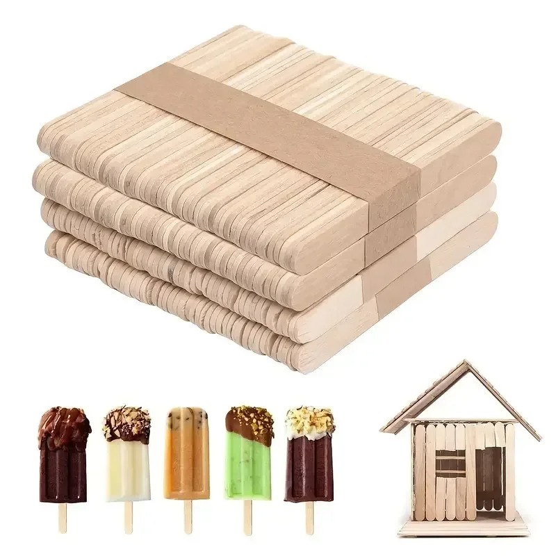 Art Craft Stick - 50pcs/lot Craft Sticks Ice Cream Stick