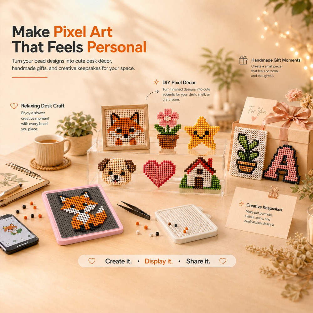 Art Crafting - LED Smart Fuse Bead Pegboard, App