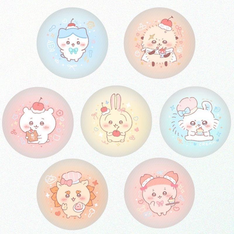 Art Craft Bag - Badge Hachiware Usagi Momonga Featuring Cute