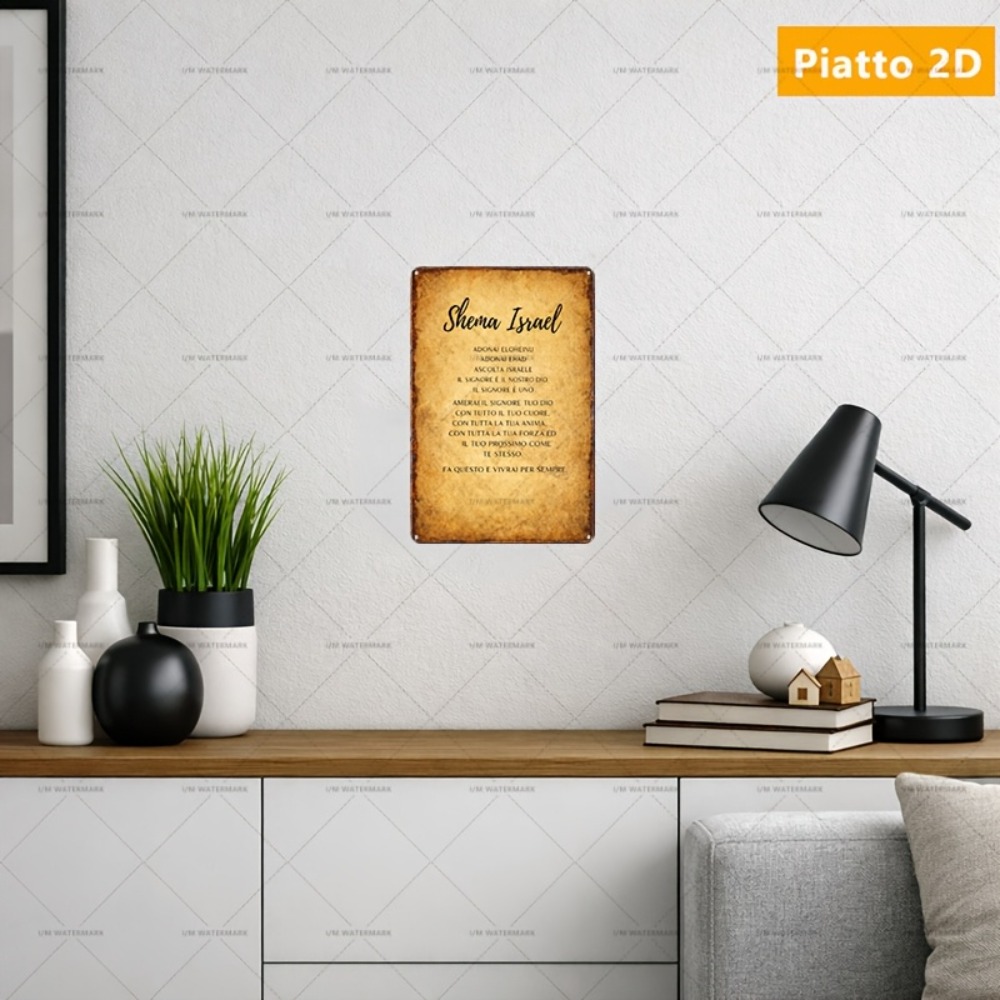 Art & Craft Of Problem Solving - CIFBUY Hebrew Scripture Aluminum Wall Art