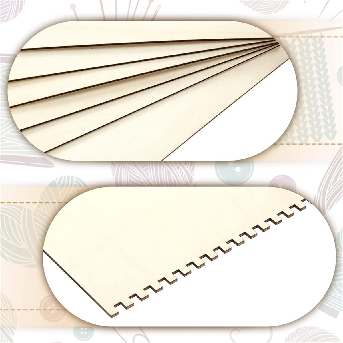 18 Pcs Beginners Wooden Notche - The Art And Craft Of Jewelry ulasan dan harga