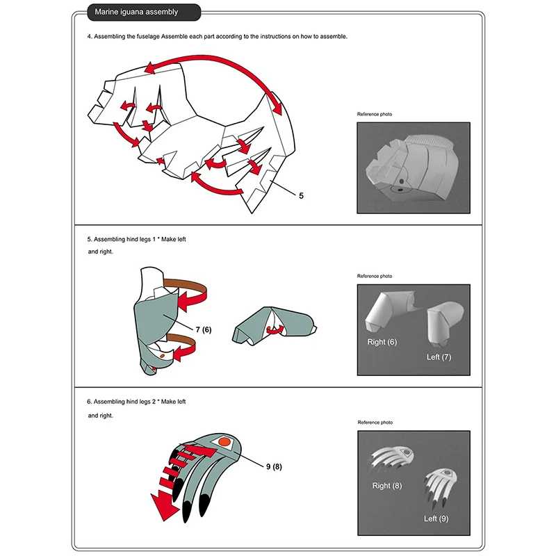 Marine Iguana Origami Art Mini - Art Craft Center ulasan dan harga