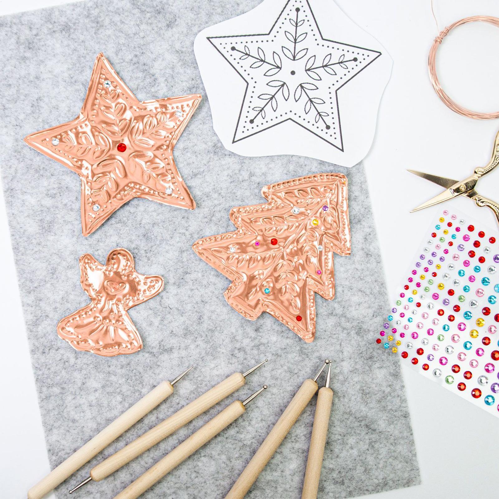 Embossing Foil 8 Pieces Alumin - Art Craft Paper ulasan dan harga