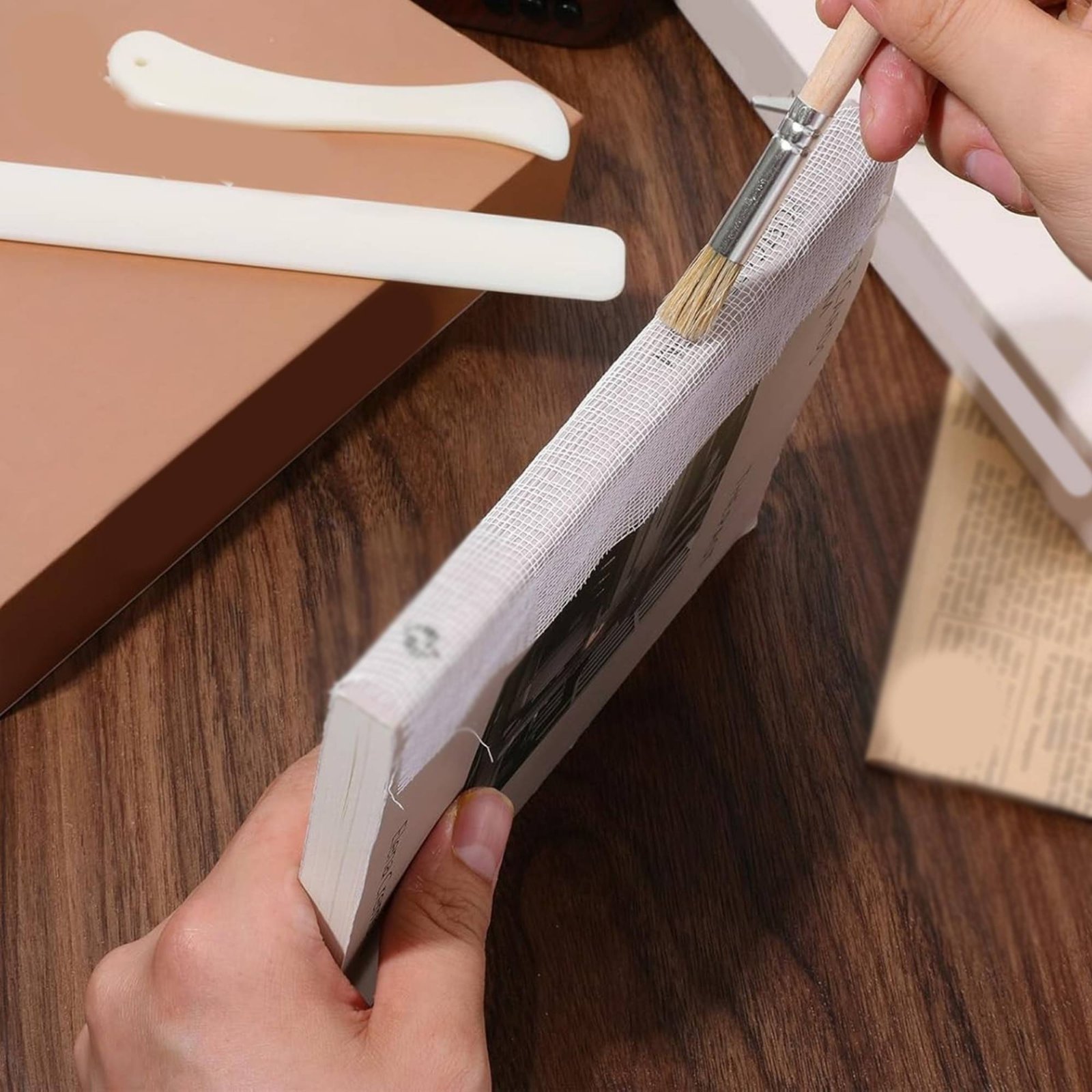 4 Pieces Bookbinding Cloth and - Bookbinding Supply Kit ulasan dan harga
