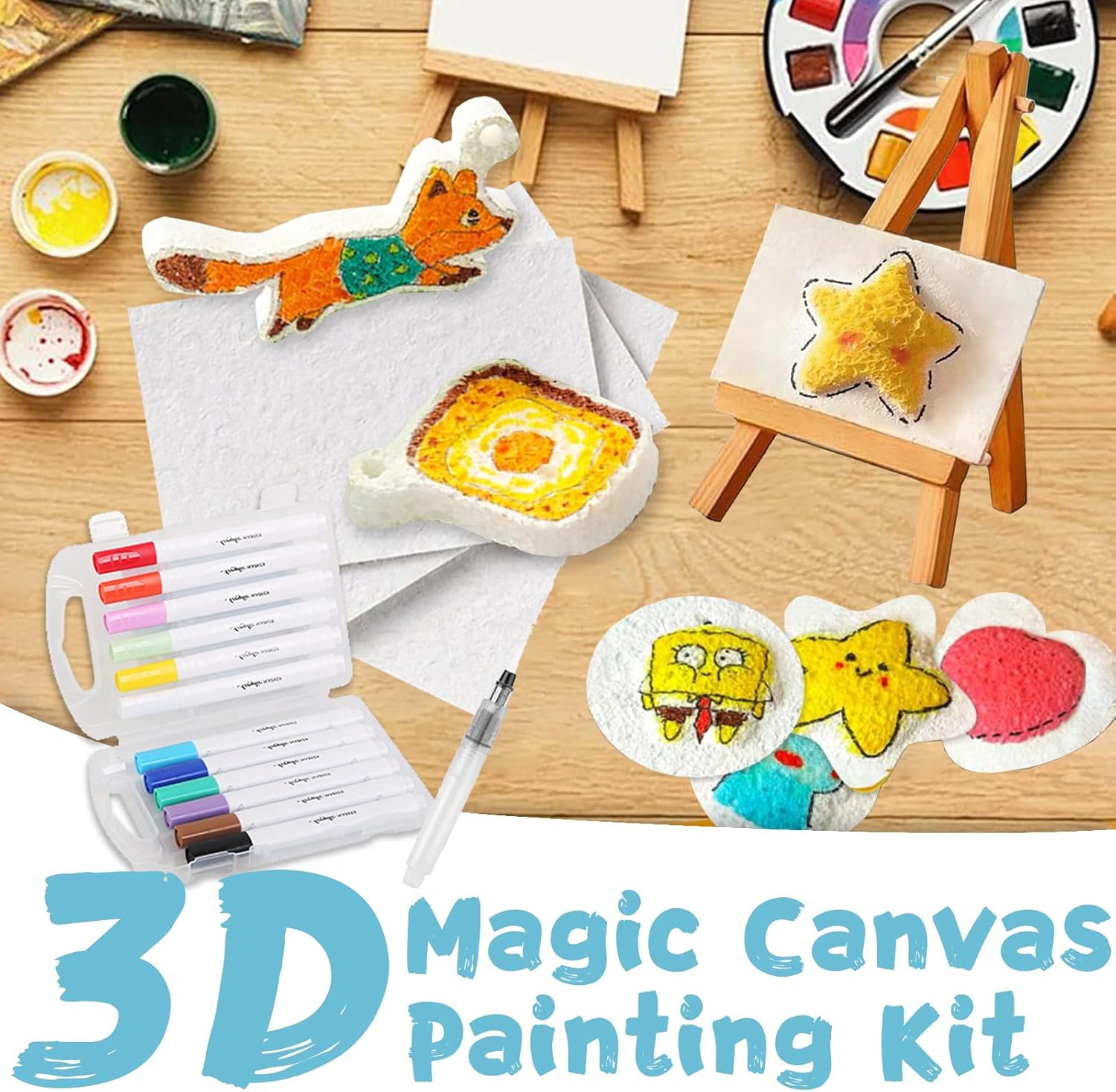 3D Puffy Foam Texture Painting - Art Craft Paper ulasan dan harga