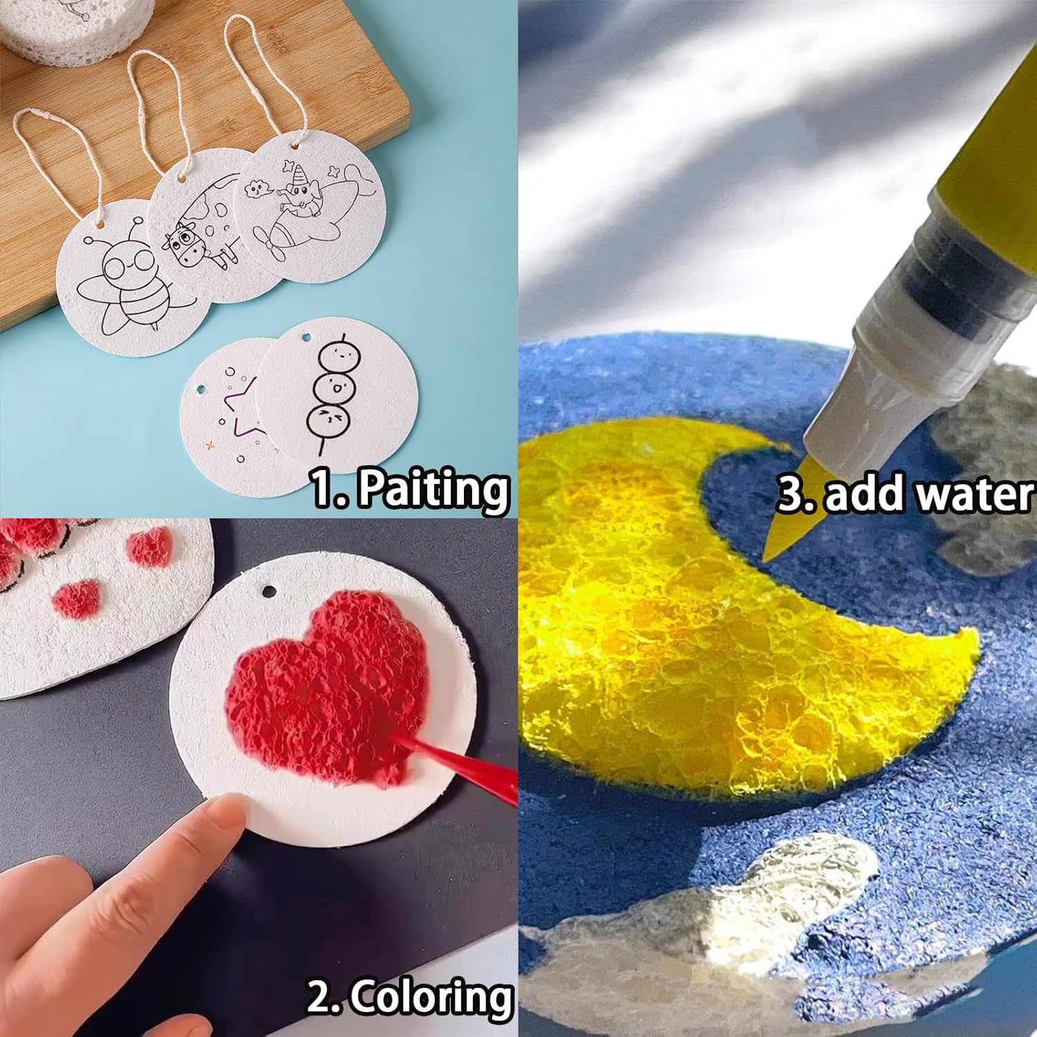 3D Puffy Foam Texture Painting - Art Craft Paper ulasan dan harga