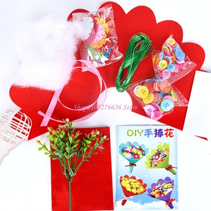 R6FD Diy Bridal Bouquet Materi - Art And Craft For Mother'S Day ulasan dan harga