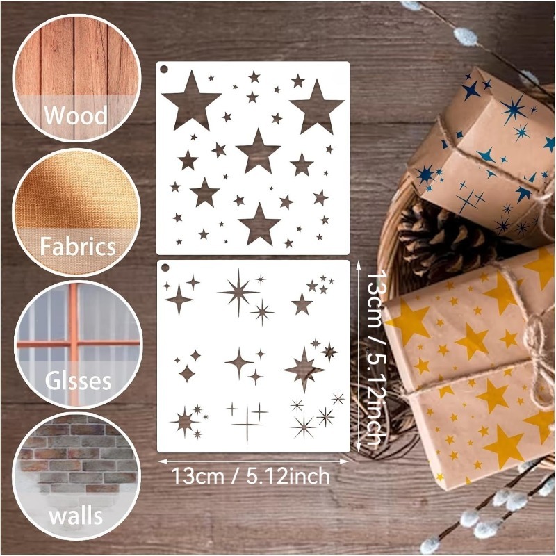 Versatile Shining Star Shape S - Art Craft Background ulasan dan harga