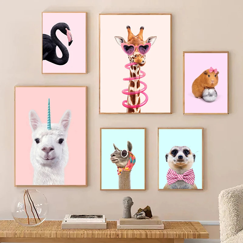 Funny Fashion Giraffe Zebra Fl - Art Craft Party ulasan dan harga