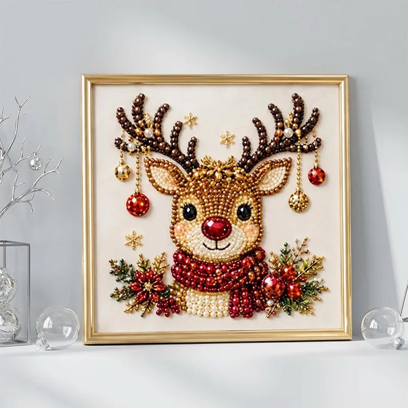Christmas Pearl Diamond Painti - Art Craft Party ulasan dan harga