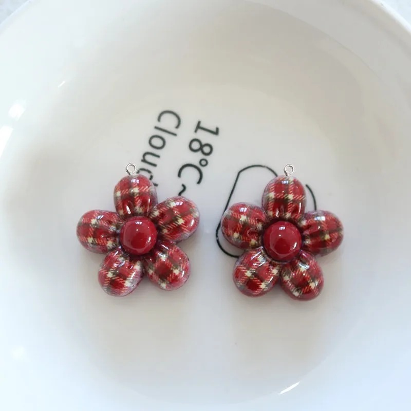 10Pcs Sweet Flower Planar Resi - The Art And Craft Of Jewelry ulasan dan harga
