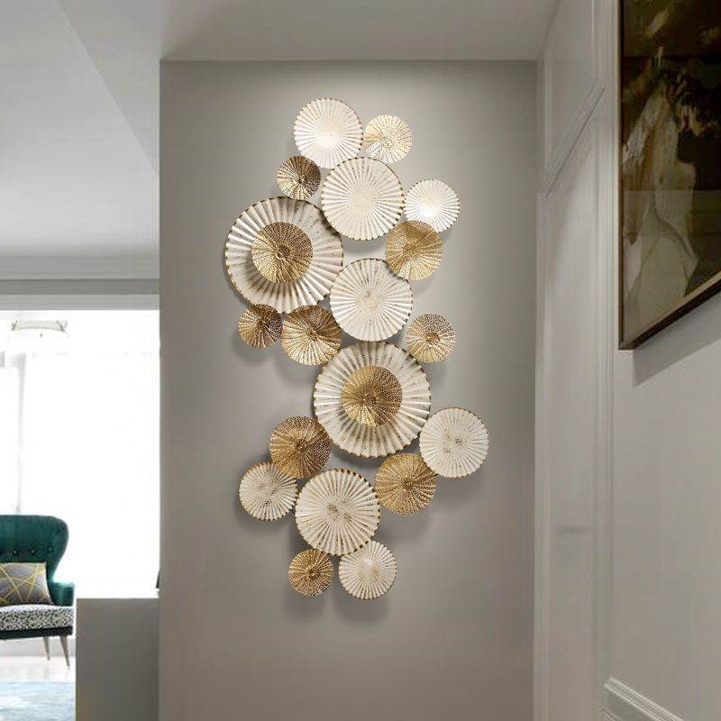 Modern Metal Wall Art 3D Iron  - Art Craft Background ulasan dan harga