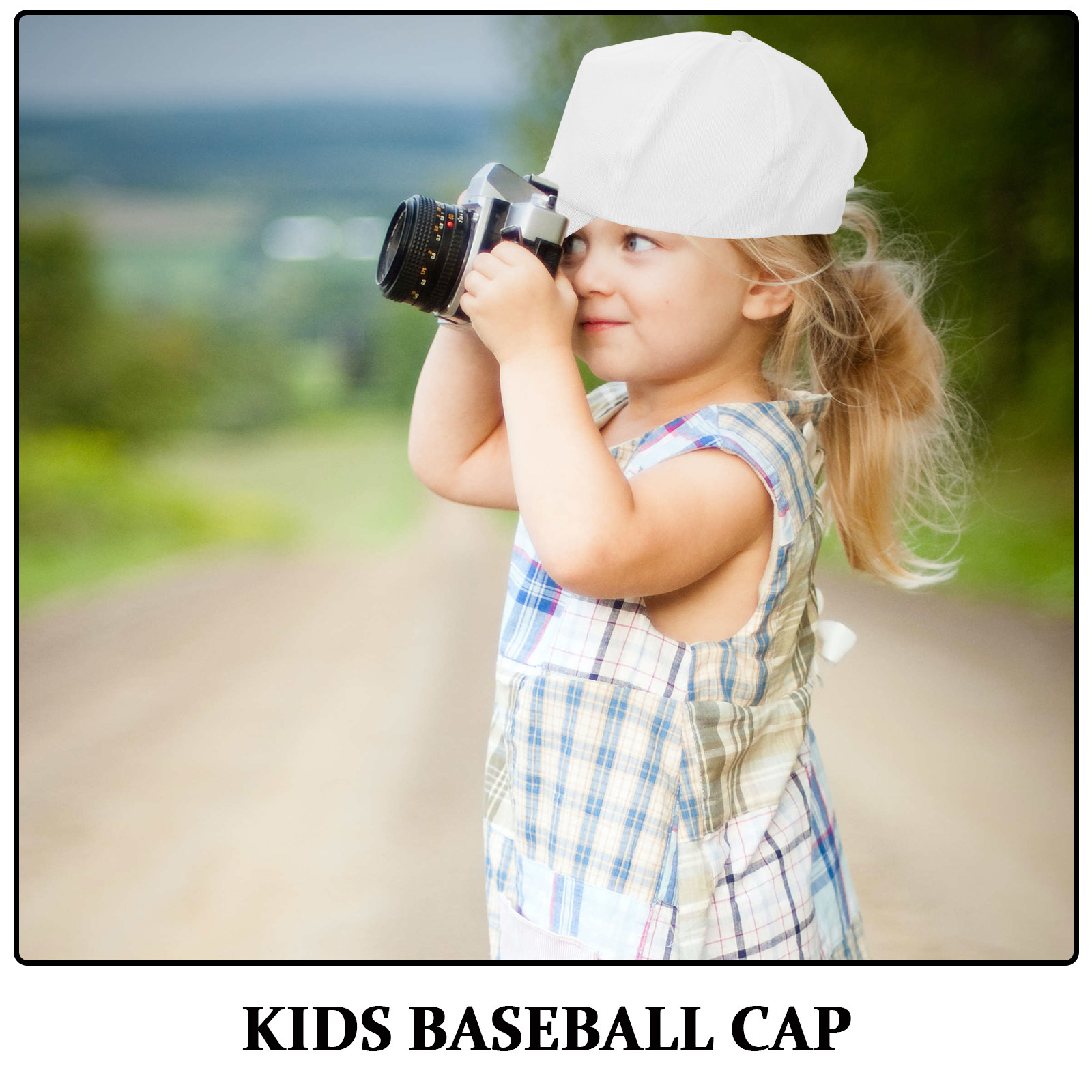 1Set Kids White Baseball Caps  - Art Craft Party ulasan dan harga