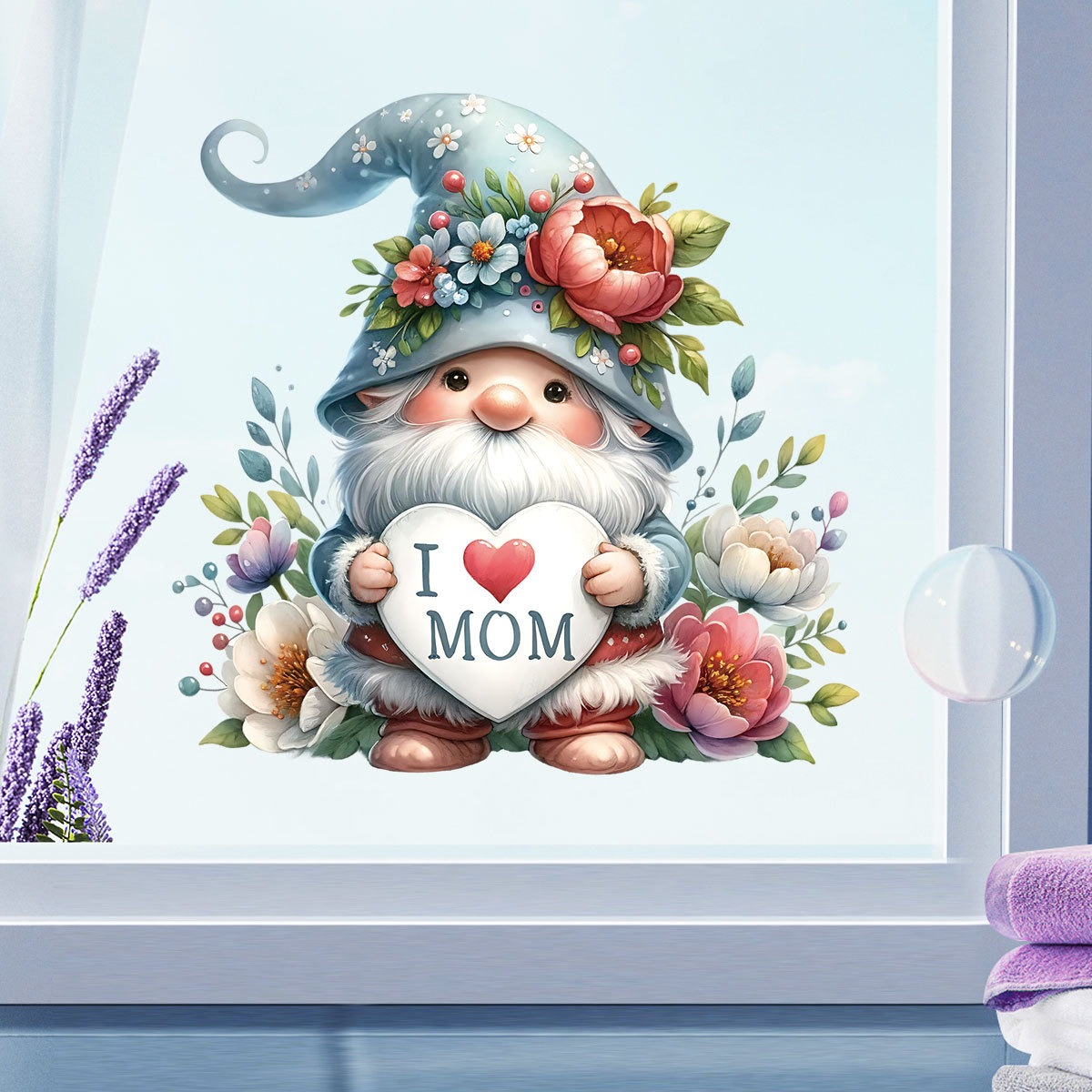 Mother Day Wall Stickers Cute  - Art And Craft For Mother'S Day ulasan dan harga
