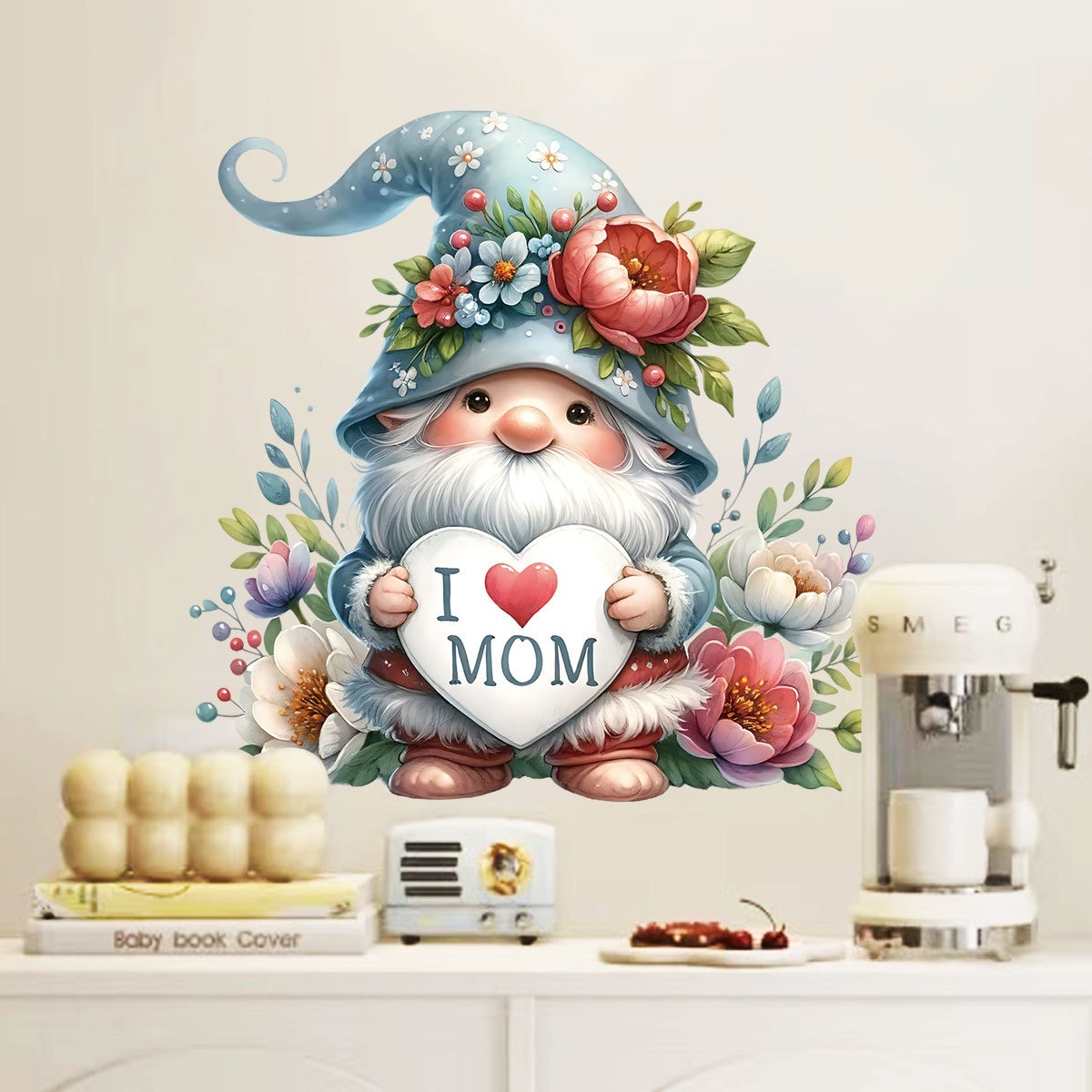 Mother Day Wall Stickers Cute  - Art And Craft For Mother'S Day ulasan dan harga