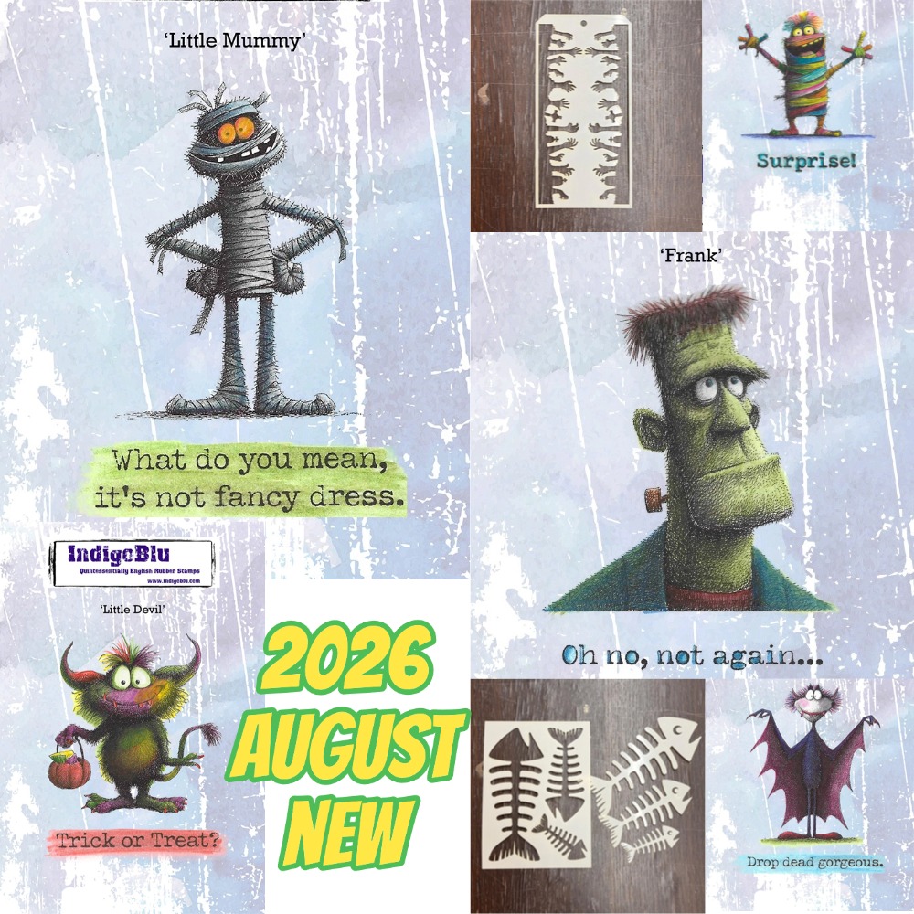 2026 August New Aster Flower I - Rubber Stamp Blank ulasan dan harga