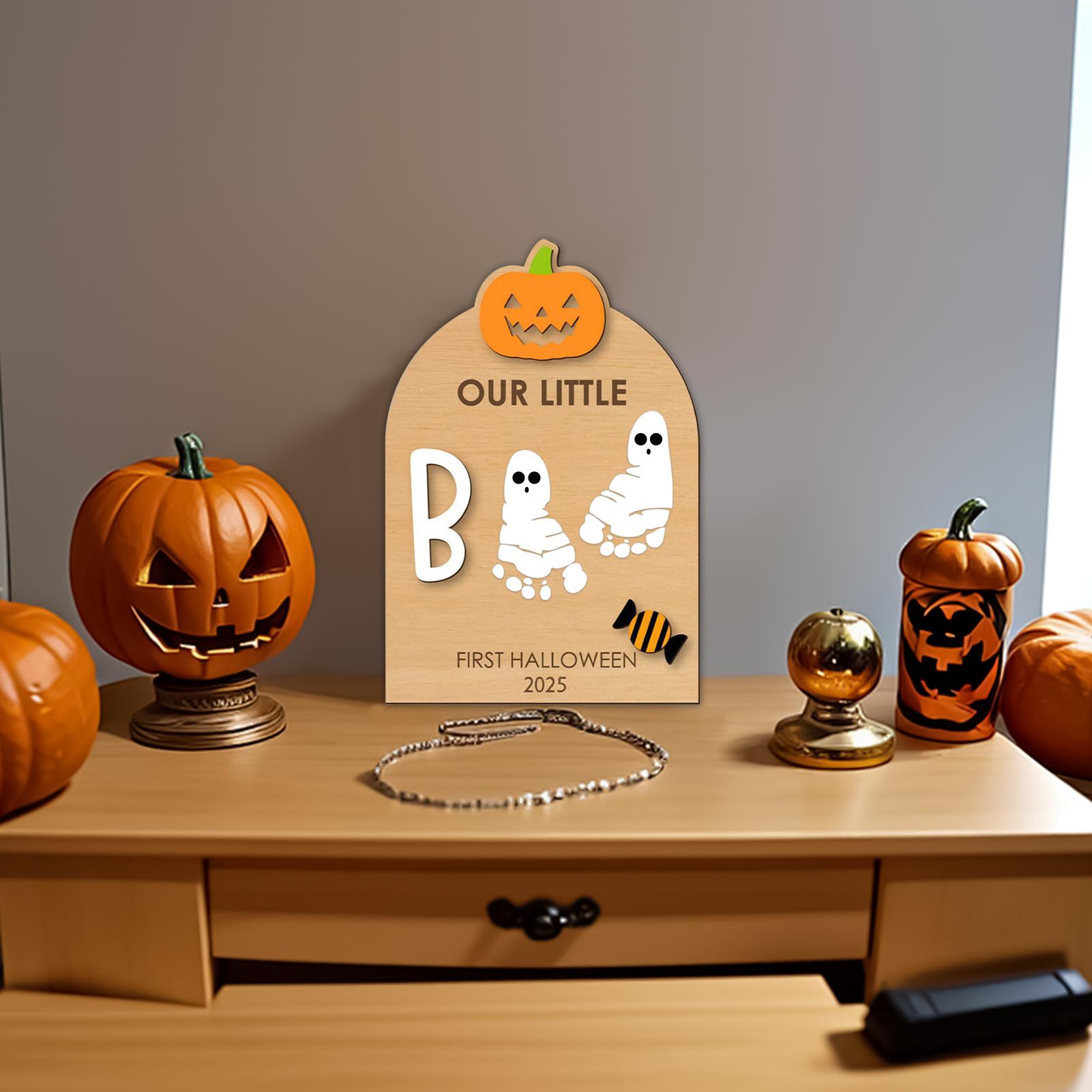 Foot Print Kit For Baby Hallow - Art Craft Halloween ulasan dan harga