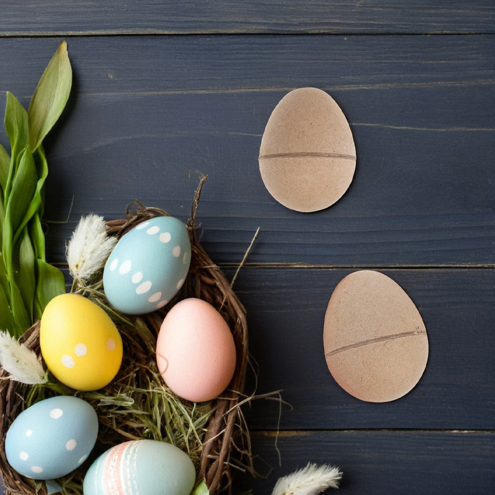 10Pcs Craft Paper Eggs DIY Bla - Art Craft Paper ulasan dan harga