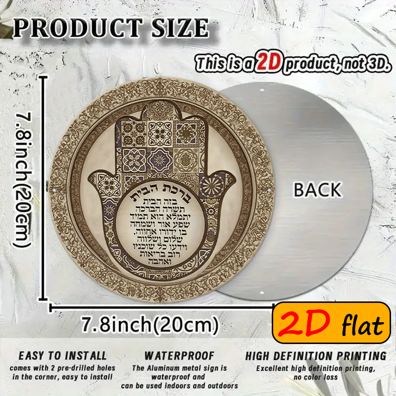 CIFBUY Exotic Hamsa Hand Alumi - Art & Craft Of Problem Solving ulasan dan harga