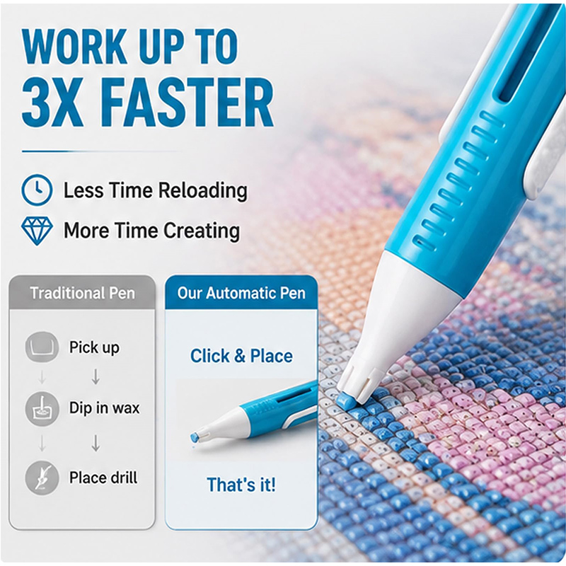 Automatic Diamond Painting Bea - Craft Art Set ulasan dan harga