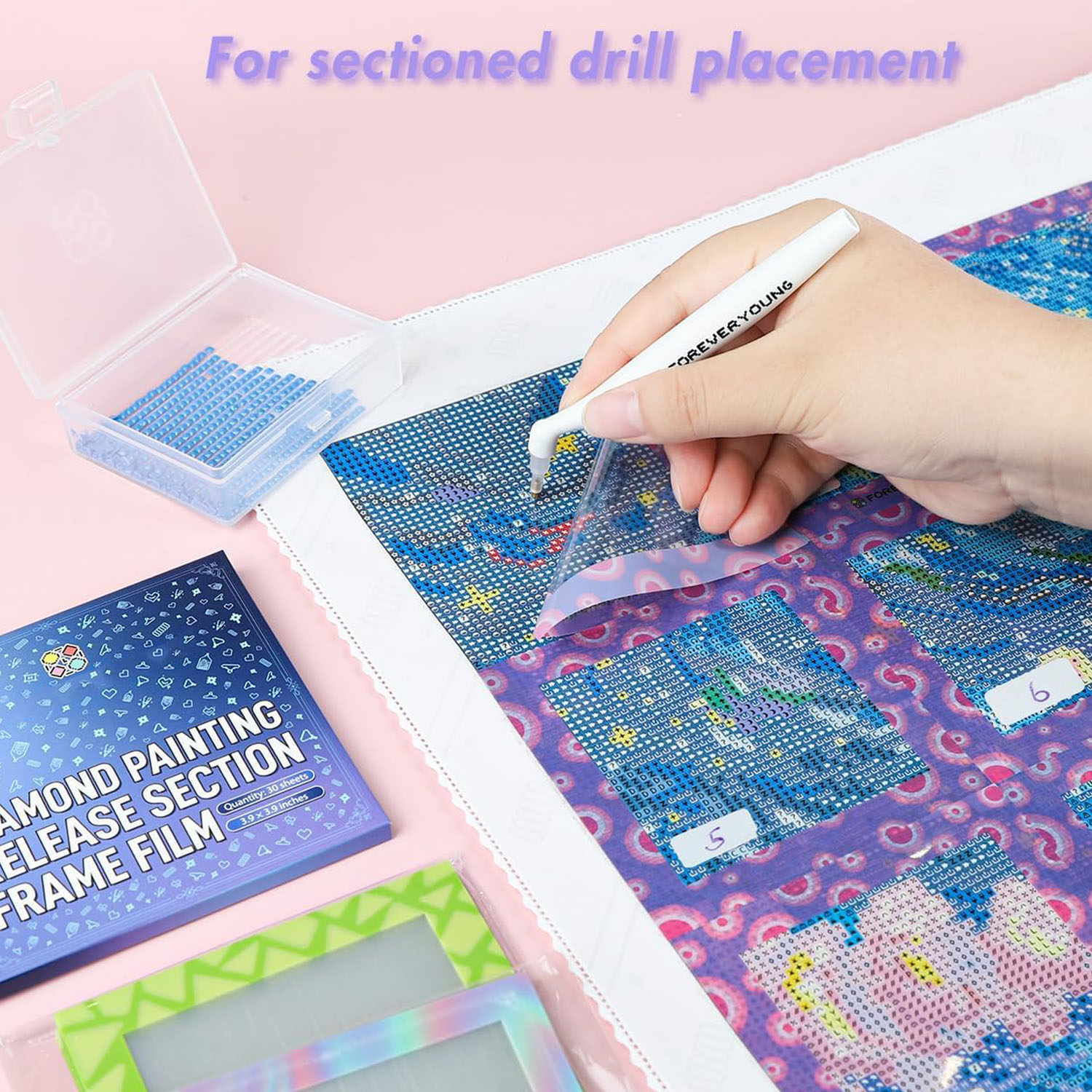 30PCS Diamond Painting Alignme - Craft Art Set ulasan dan harga