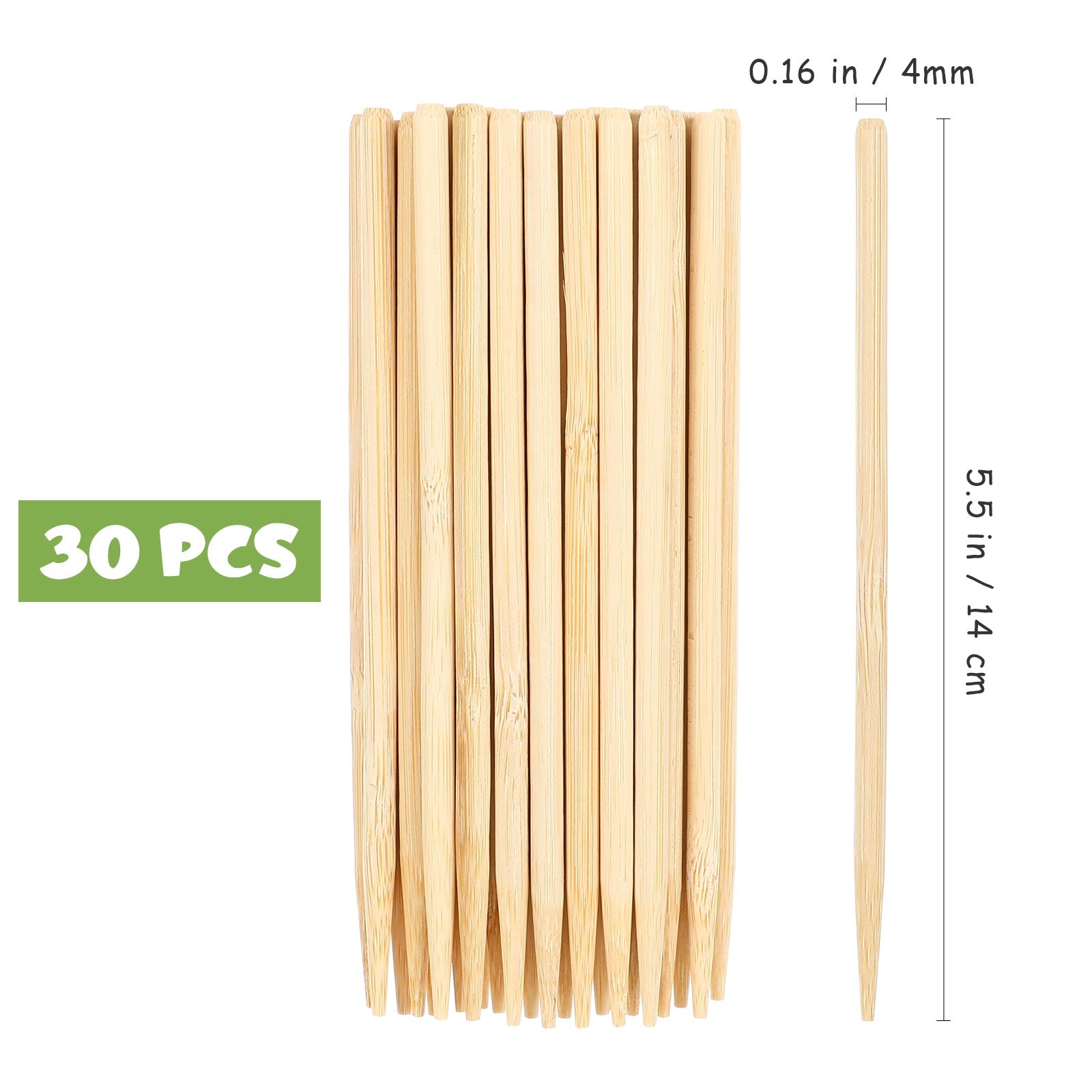 30pcs Scratch Bamboo Pens Wax  - Art Craft Stick ulasan dan harga