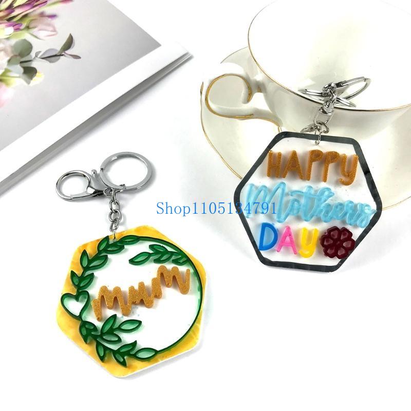 98km Mother Day Keychain Silic - Art And Craft For Mother'S Day ulasan dan harga