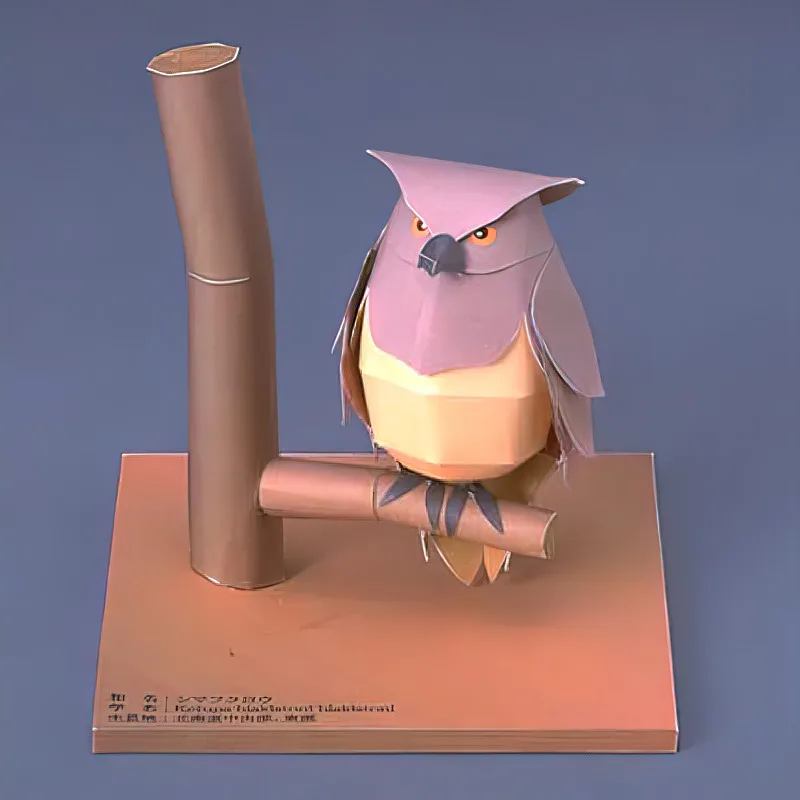 Blakiston's Fish Owls Origami  - Art Craft Center ulasan dan harga