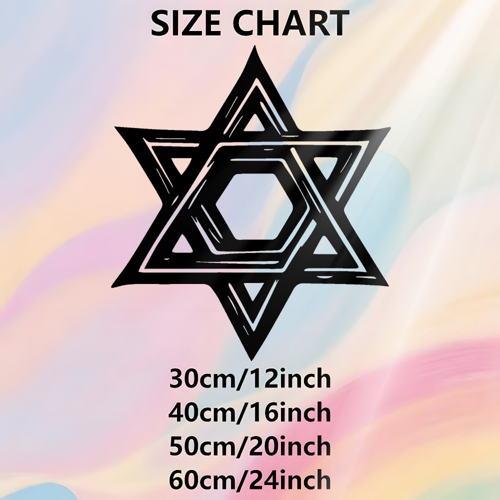 CIFBUY Iron Wall Art Star of D - Art & Craft Valley ulasan dan harga