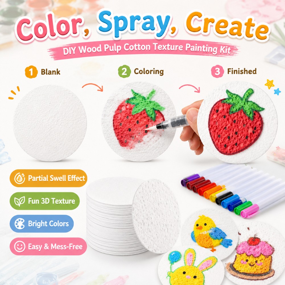 3D Puffy Foam Painting Paper M - Art Craft Halloween ulasan dan harga