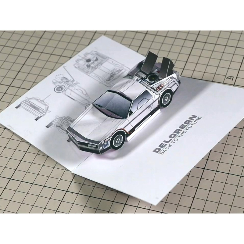 Back To The Future POP-UP Card - Art Craft Center ulasan dan harga