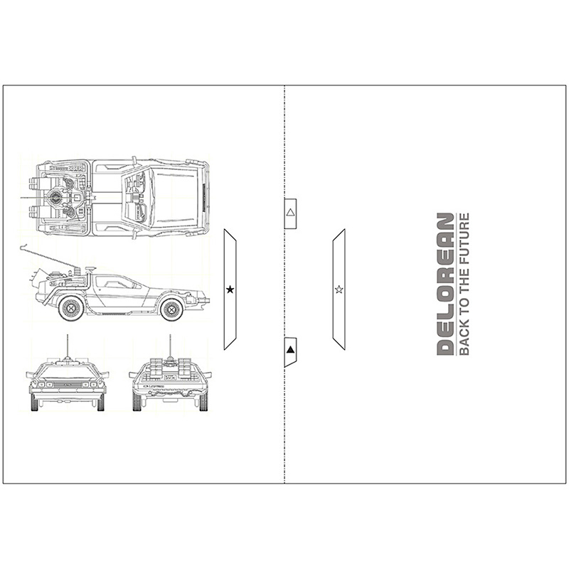 Back To The Future POP-UP Card - Art Craft Center ulasan dan harga
