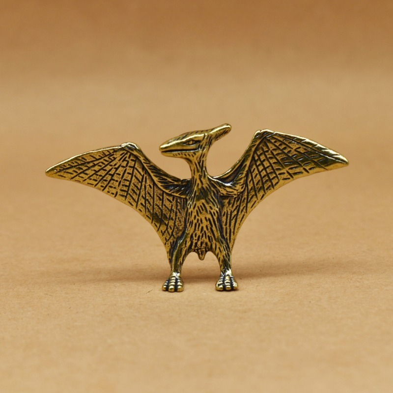 1 PC Brass Vintage Pterodactyl - Dinosaur And Craft ulasan dan harga