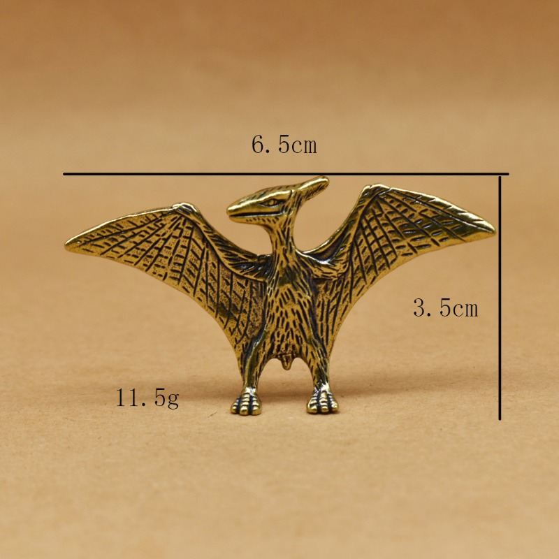 1 PC Brass Vintage Pterodactyl - Dinosaur And Craft ulasan dan harga