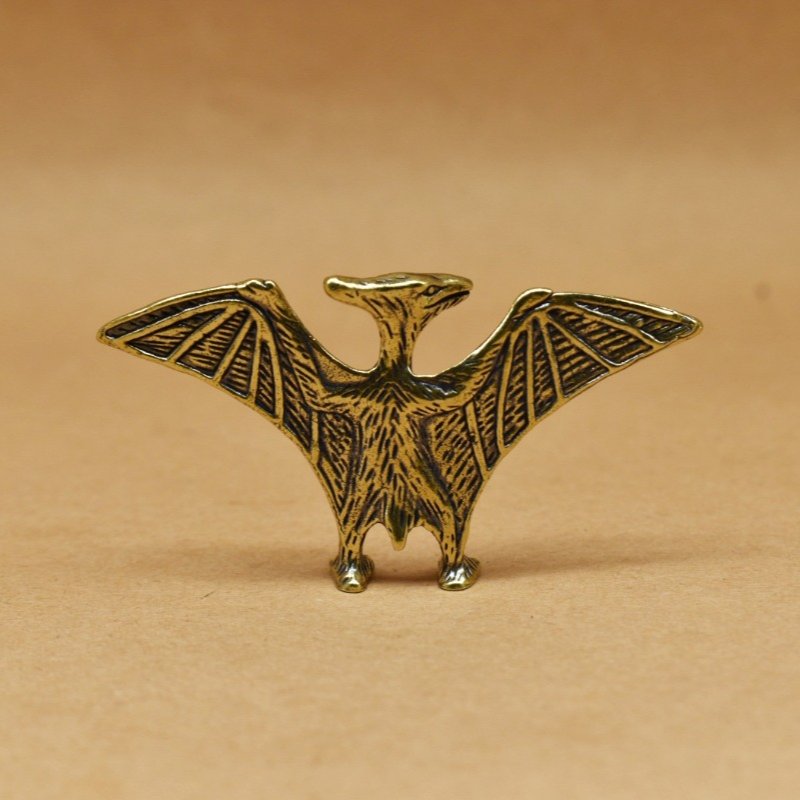 1 PC Brass Vintage Pterodactyl - Dinosaur And Craft ulasan dan harga