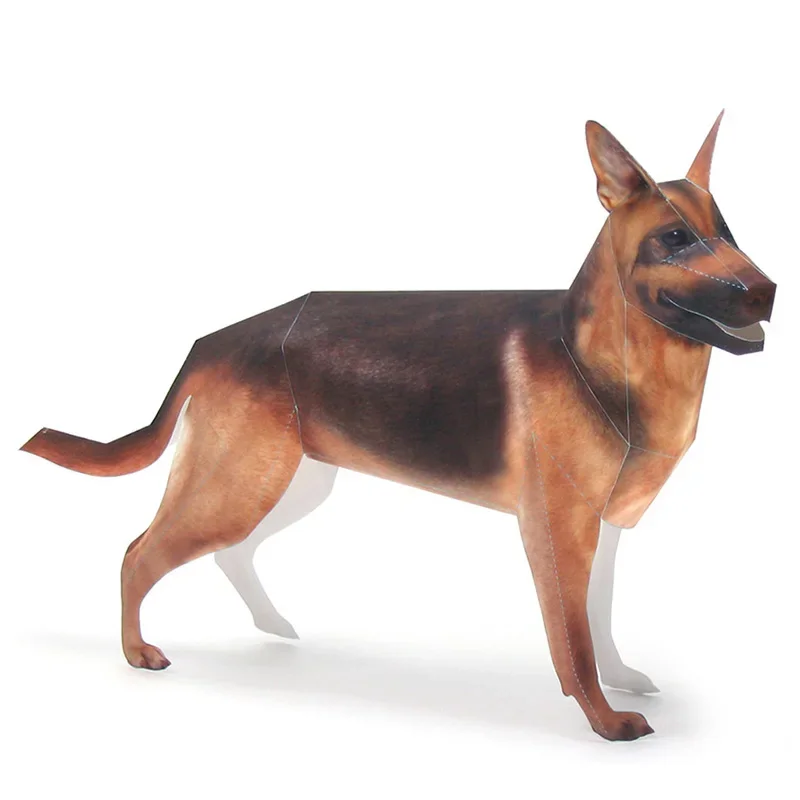 German Shepherd Dog Origami Ar - Art Craft Center ulasan dan harga