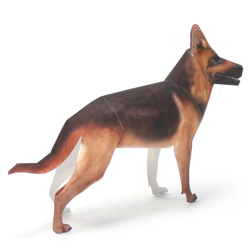German Shepherd Dog Origami Ar - Art Craft Center ulasan dan harga