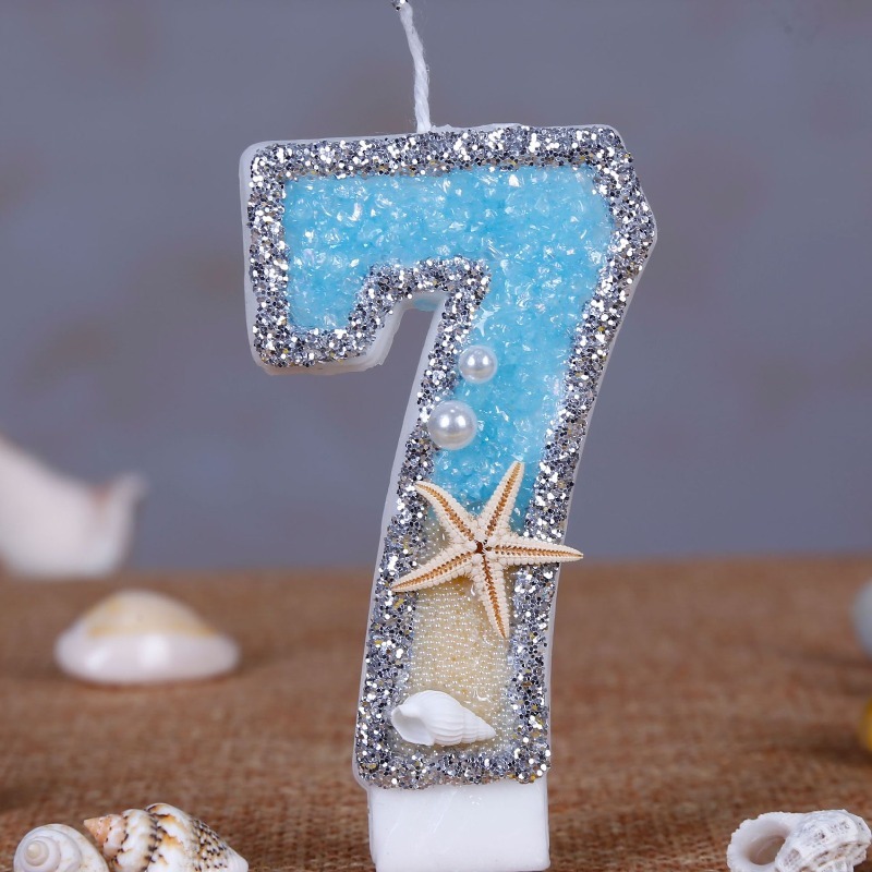 Beach Starfish Number Birthday - Art Craft Party ulasan dan harga