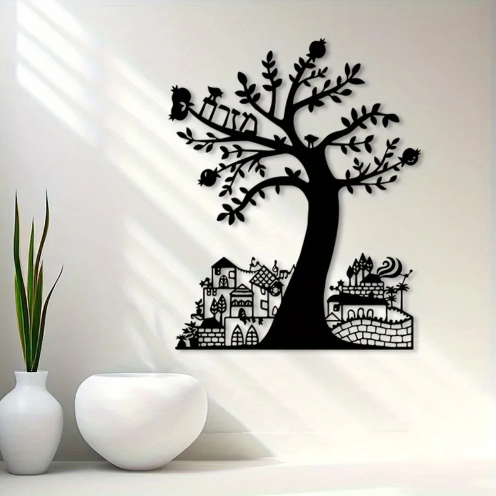 CIFBUY Metal Wall Art Pomegran - Art Crafting ulasan dan harga