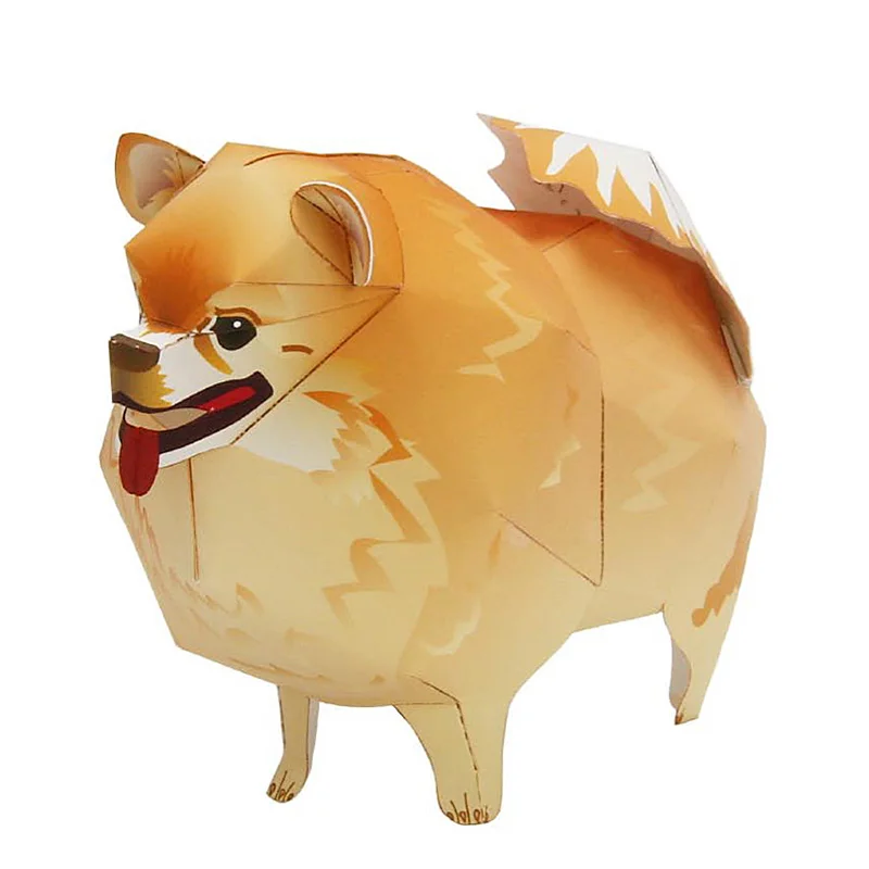 Pomeranian Dog Folding Origami - Art Craft Center ulasan dan harga