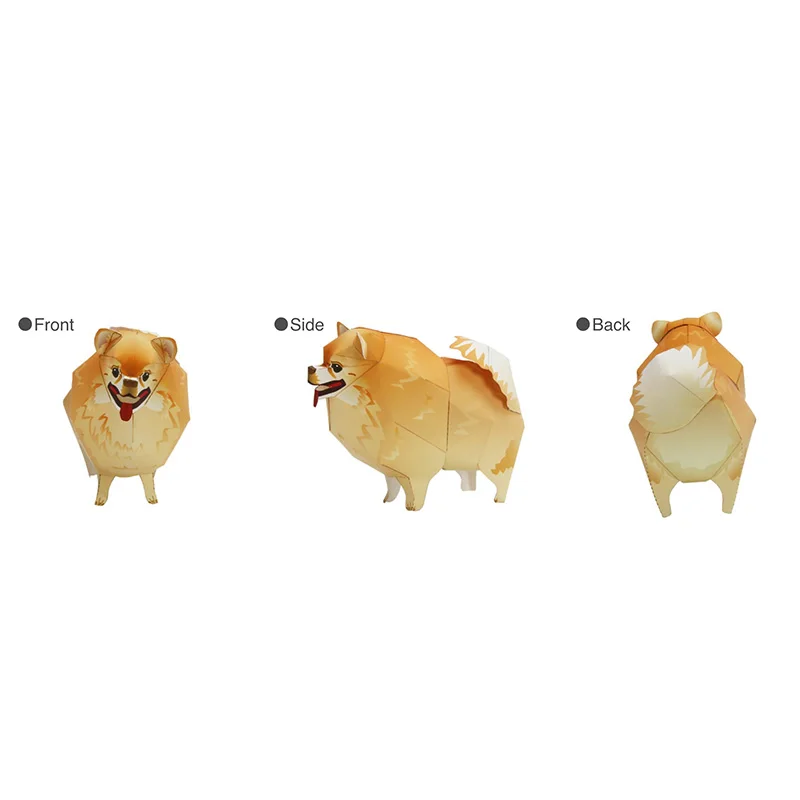 Pomeranian Dog Folding Origami - Art Craft Center ulasan dan harga