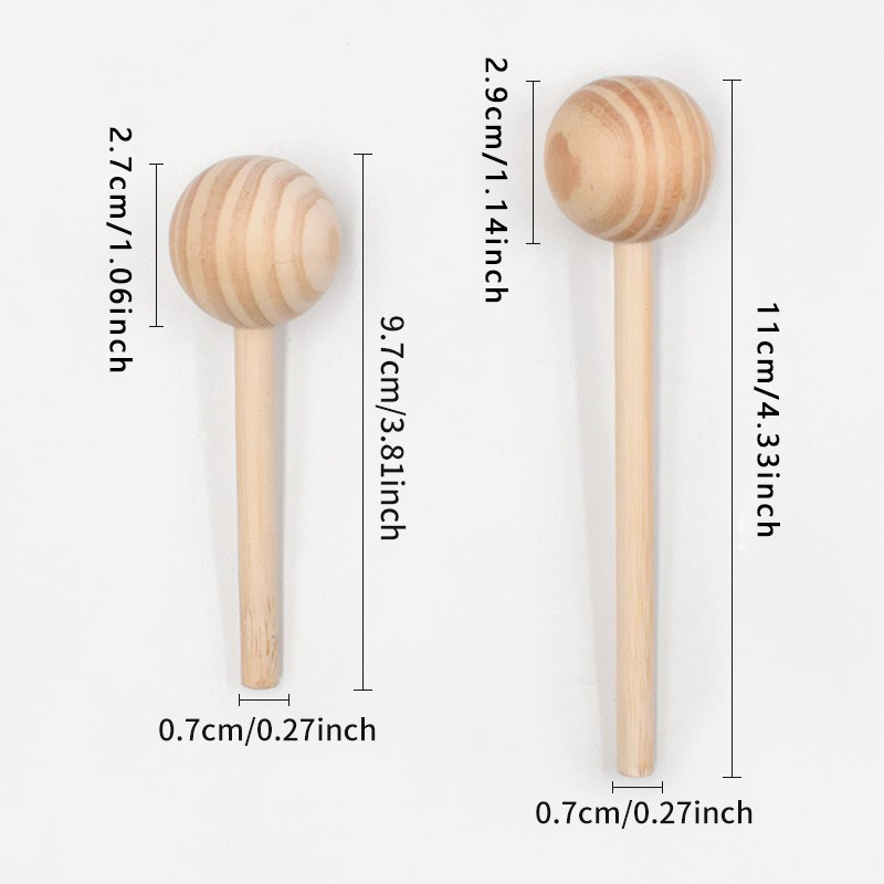 5pcs/lot Unfinished Wooden Lol - Art Craft Stick ulasan dan harga